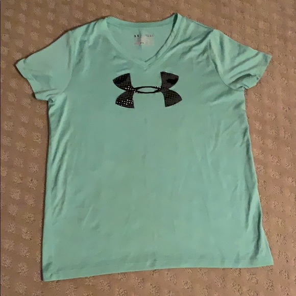 Under armour mint green top Clearance